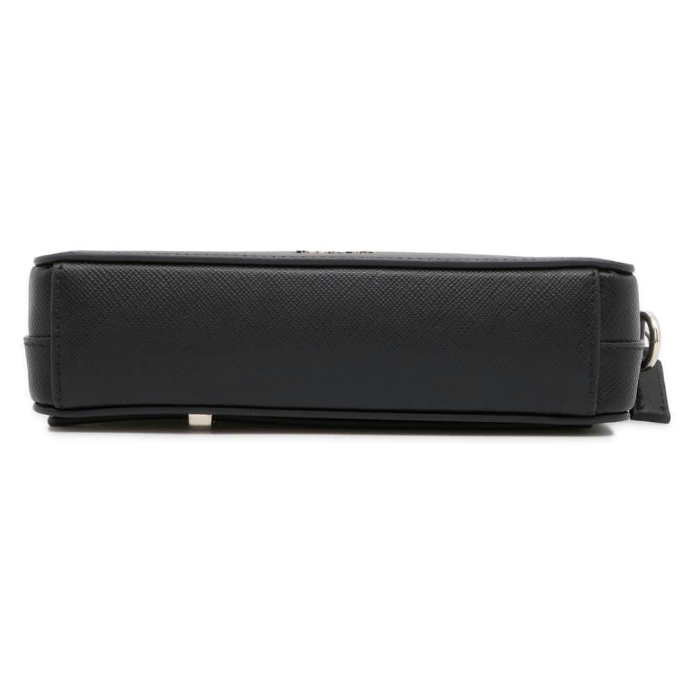 PRADA Pouch Black Saffiano Leather Luxury Handbag