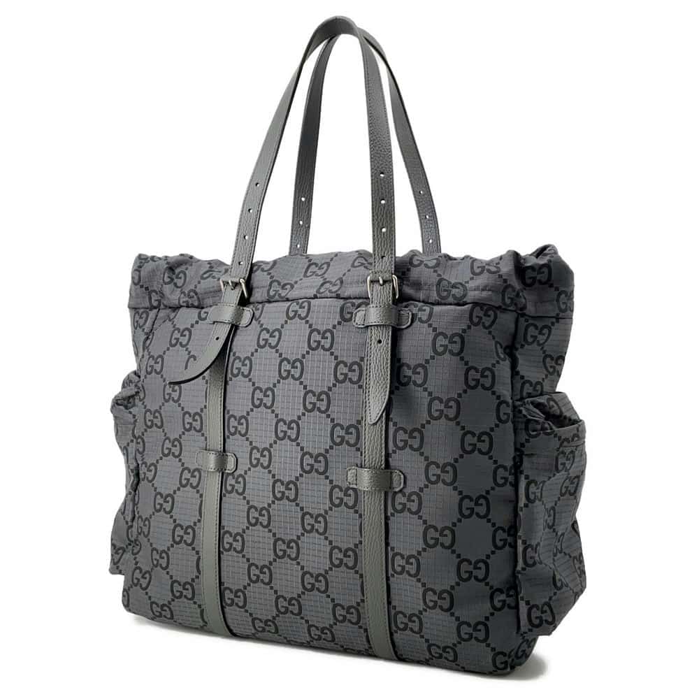 Gucci Nylon Leather Tote