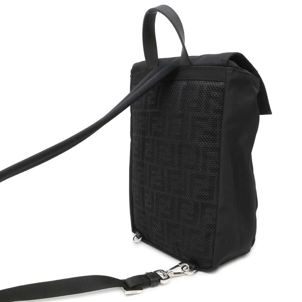 FENDI FENDI Ness Crossbody Bag Black 7VZ067 Nylon