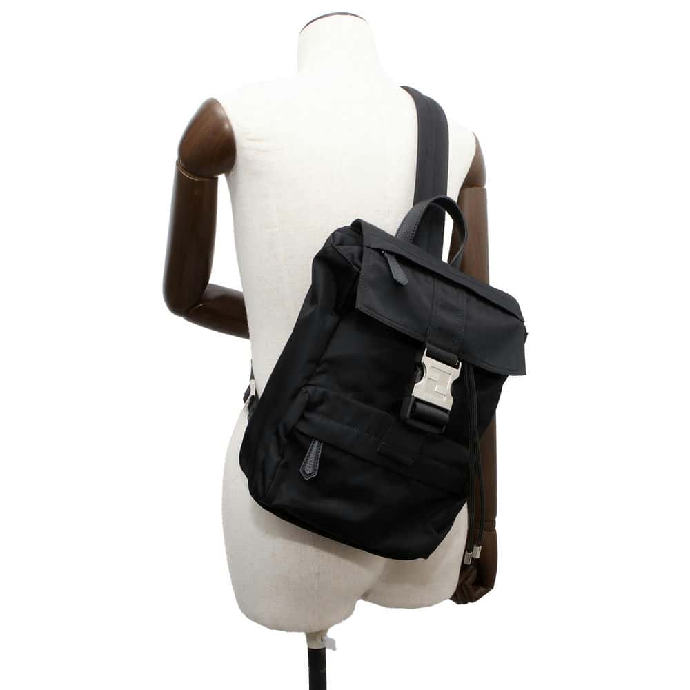 FENDI FENDI Ness Crossbody Bag Black 7VZ067 Nylon