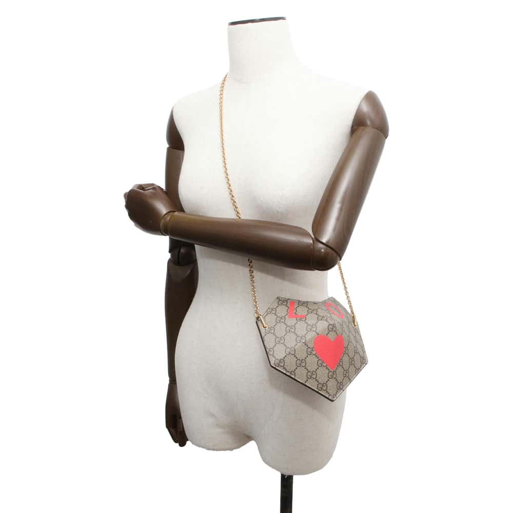 Gucci Chain Canvas Shoulder Bag