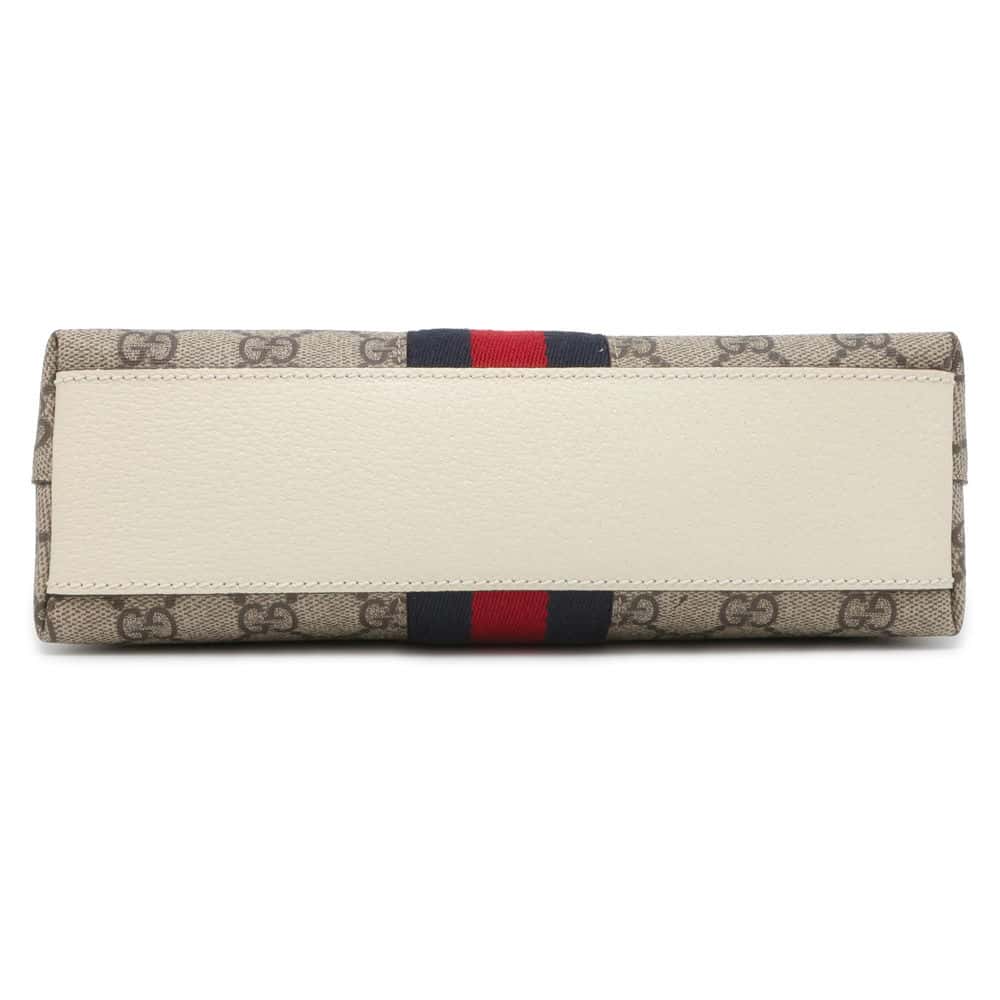 Gucci Leather Canvas Shoulder Bag