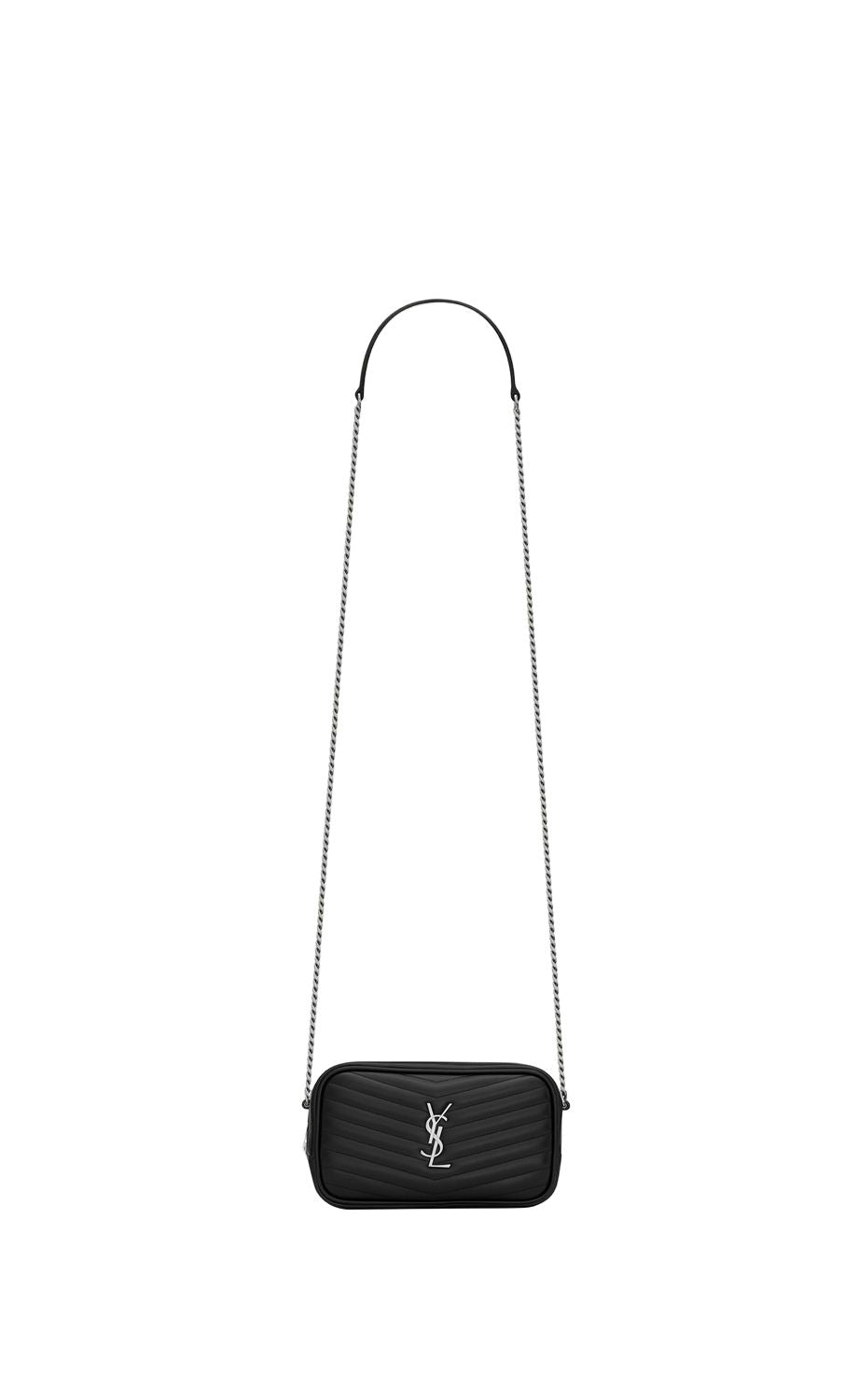 Luxury Saint Laurent Trending 2025 Women's Mini Lou Bag in Nero |