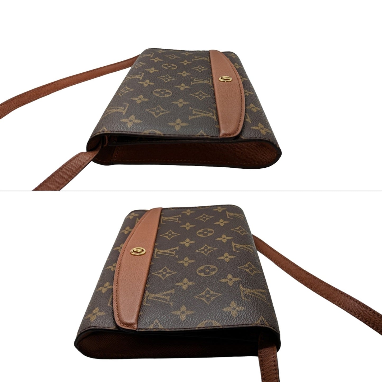 Louis Vuitton Monogram Canvas Pochette Bordeaux Clutch