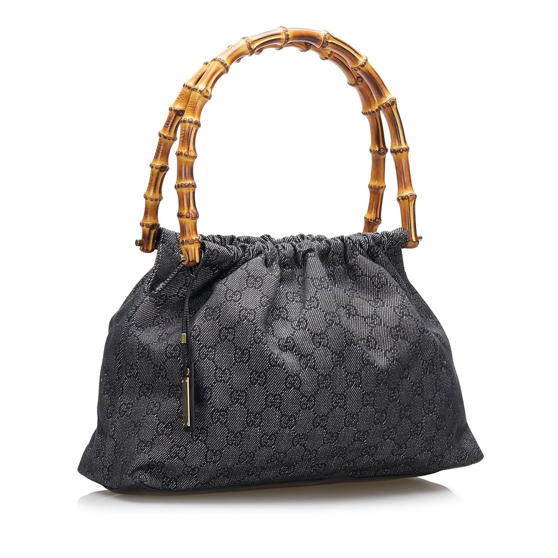 Gucci Canvas Top Handle Handbag