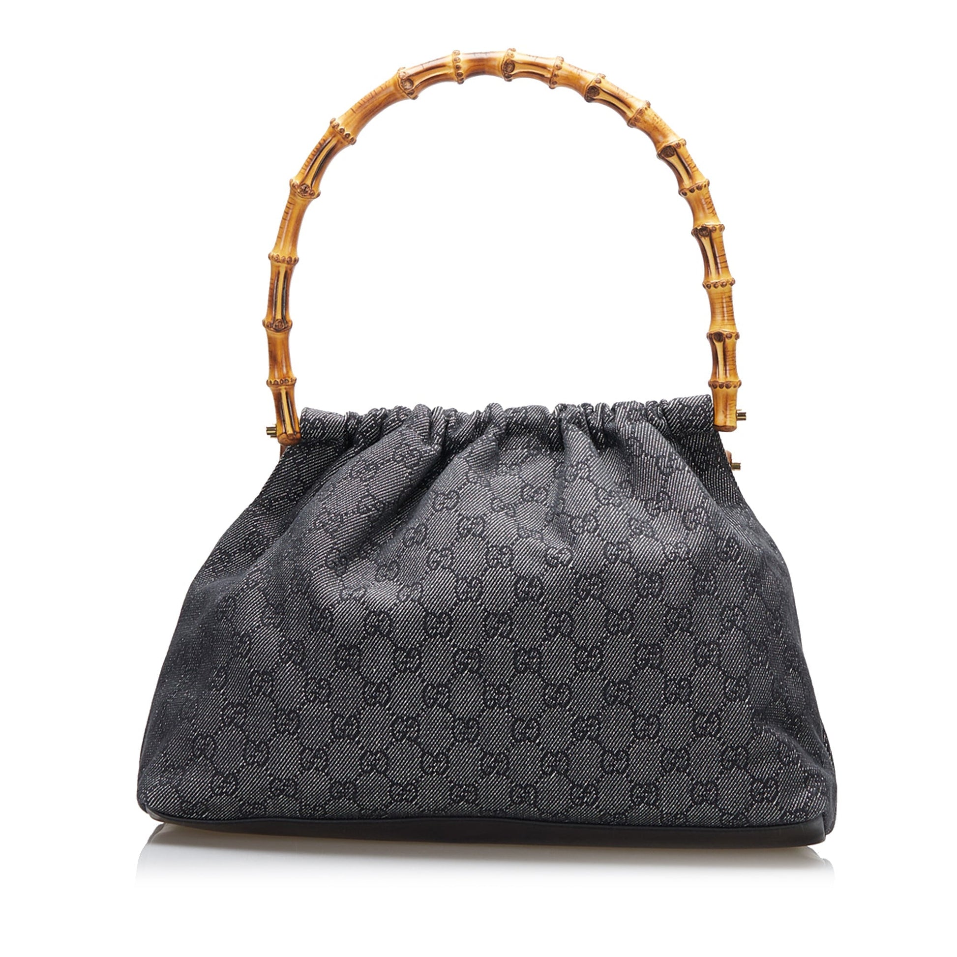 Gucci Canvas Top Handle Handbag