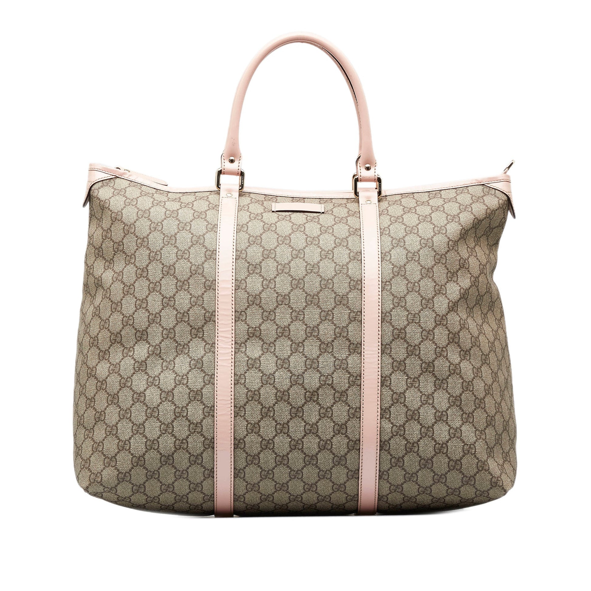 Gucci Leather Canvas Tote