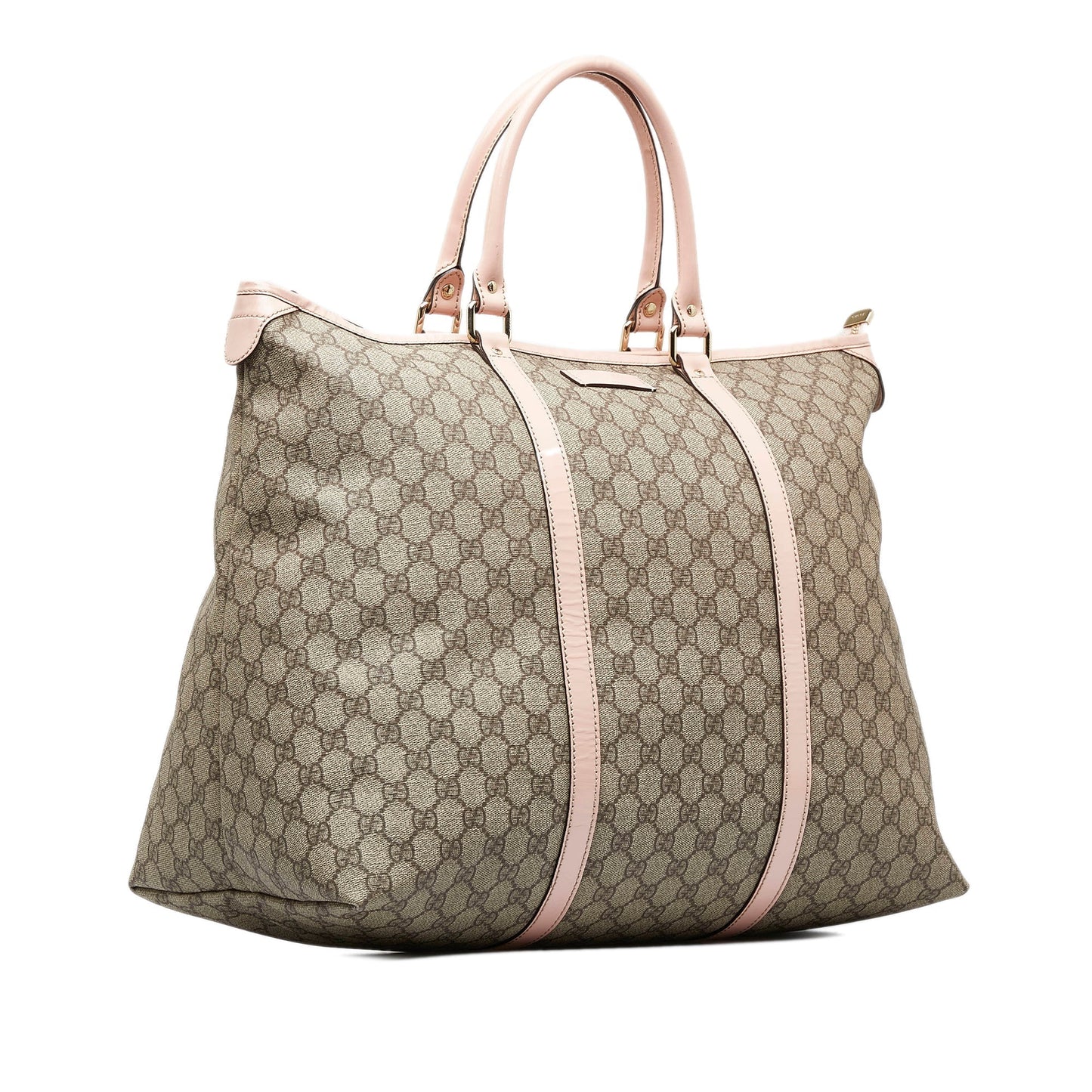 Gucci Leather Canvas Tote