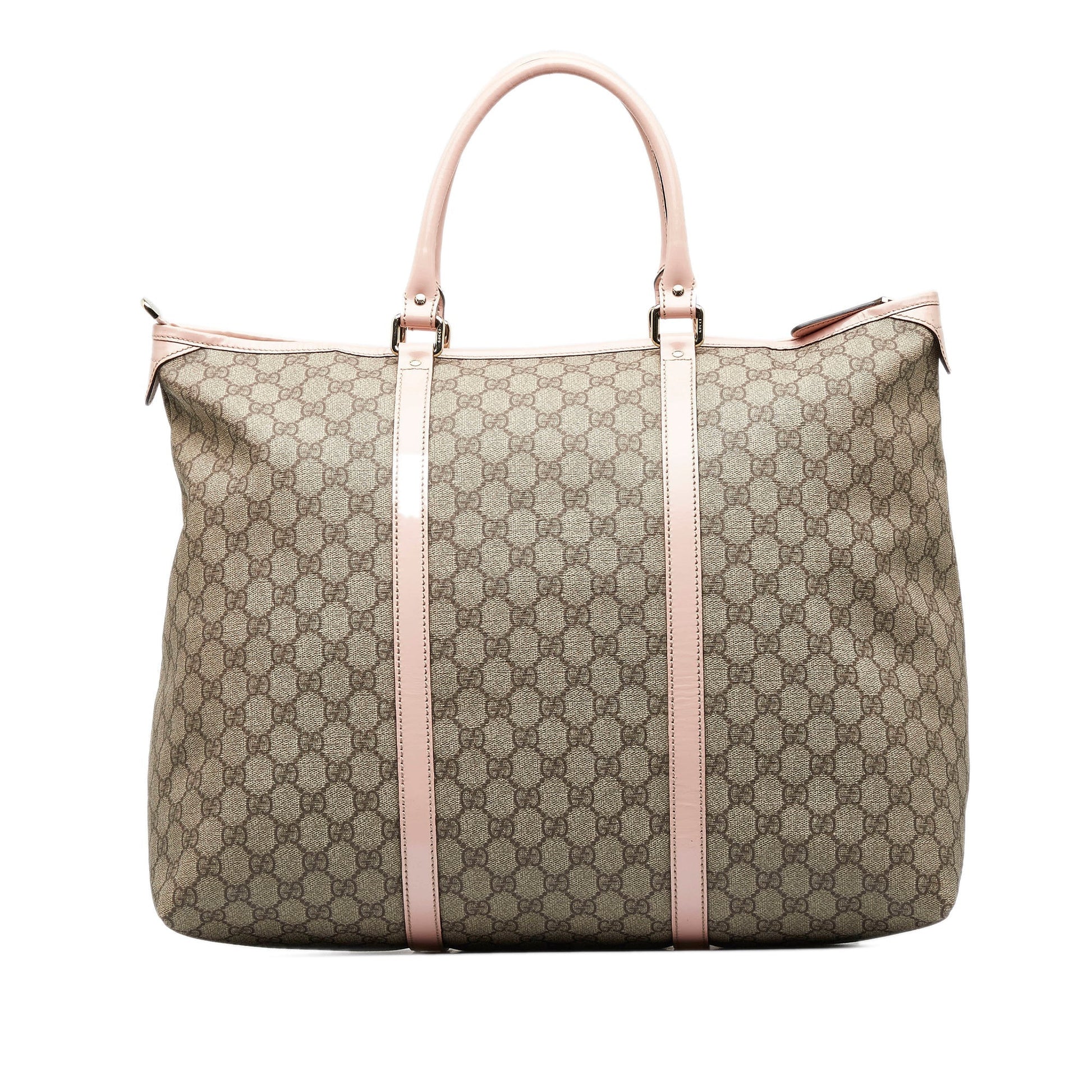 Gucci Leather Canvas Tote