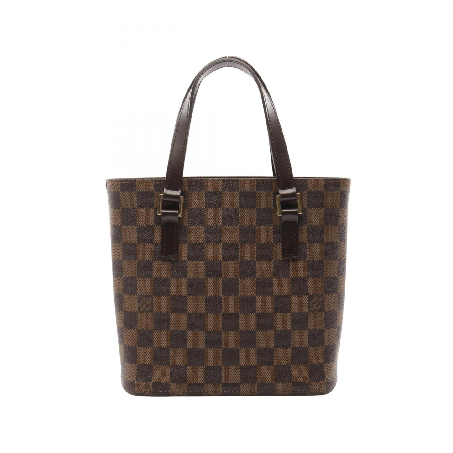 Louis Vuitton Ebene Coated Canvas Leather Handbag