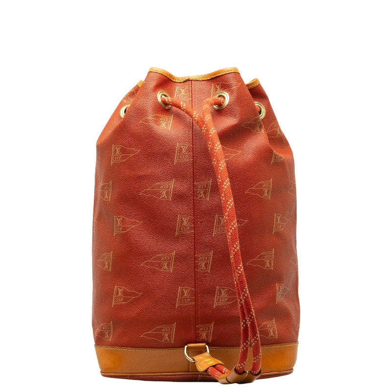 LOUIS VUITTON Louis Vuitton Whitman Cup Shoulder Bag PVC/Laser Abogany Orange [Middle] Ladies []