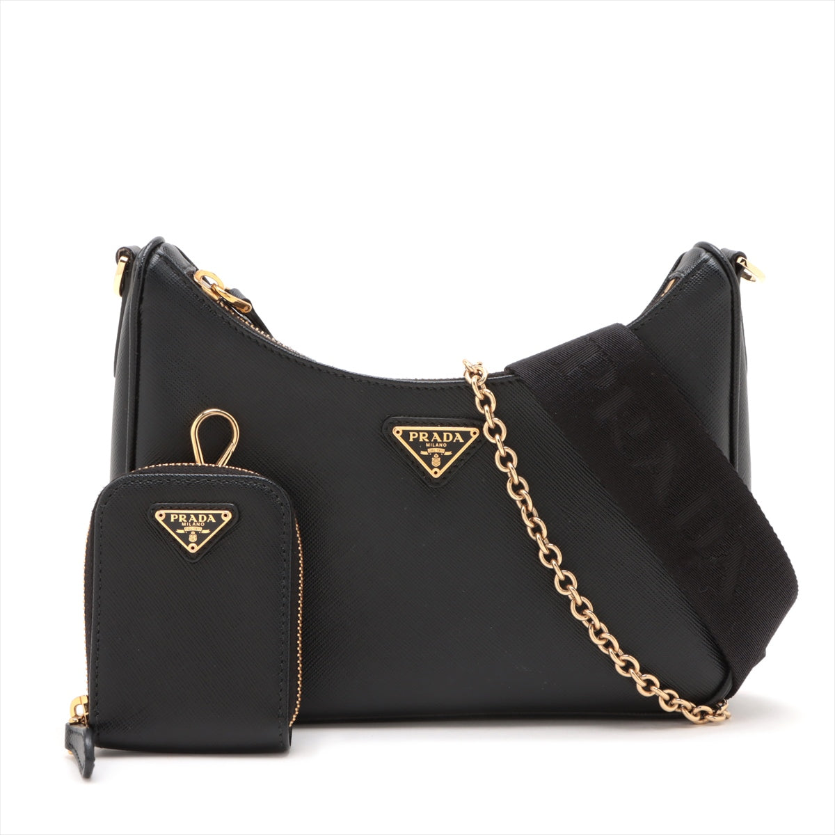 Prada Nero Saffiano Leather Re-Edition Bag [Clearance Sale]