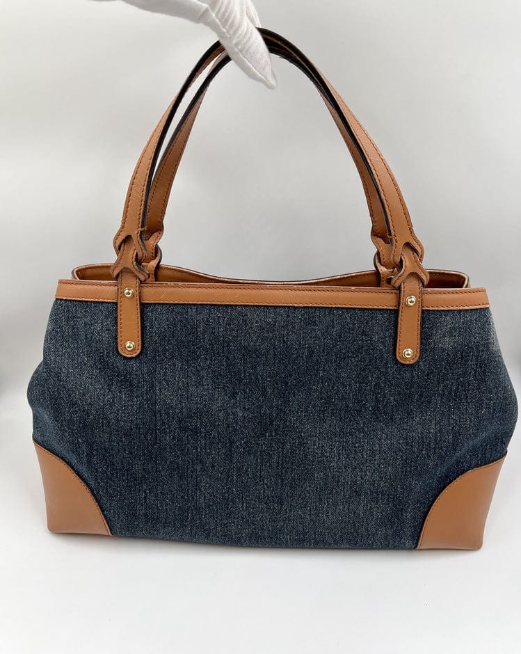 Gucci Leather Canvas Tote Style 19