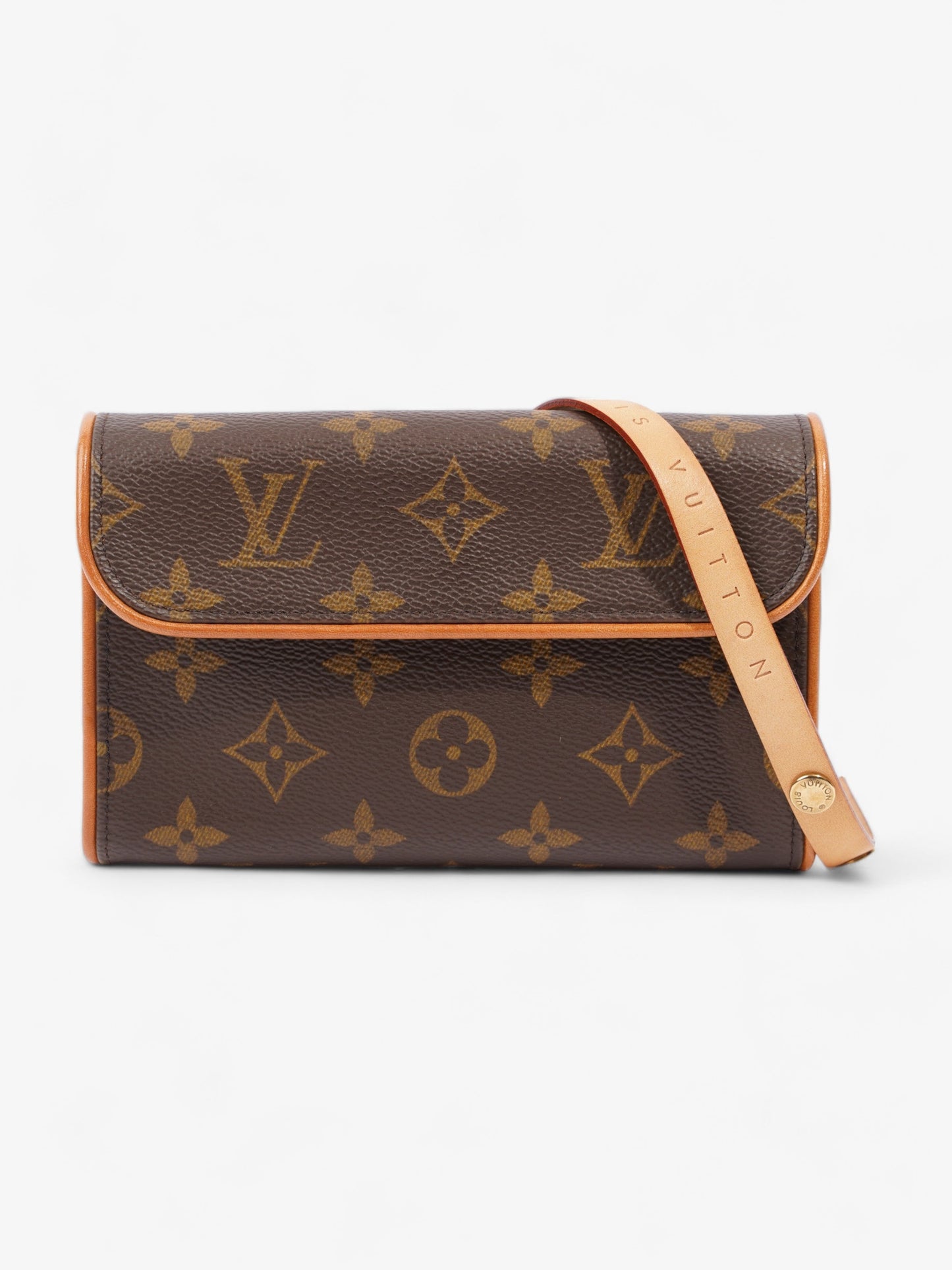 Louis Vuitton Pochette Florentine Monogram Coated Canvas Belt Size S