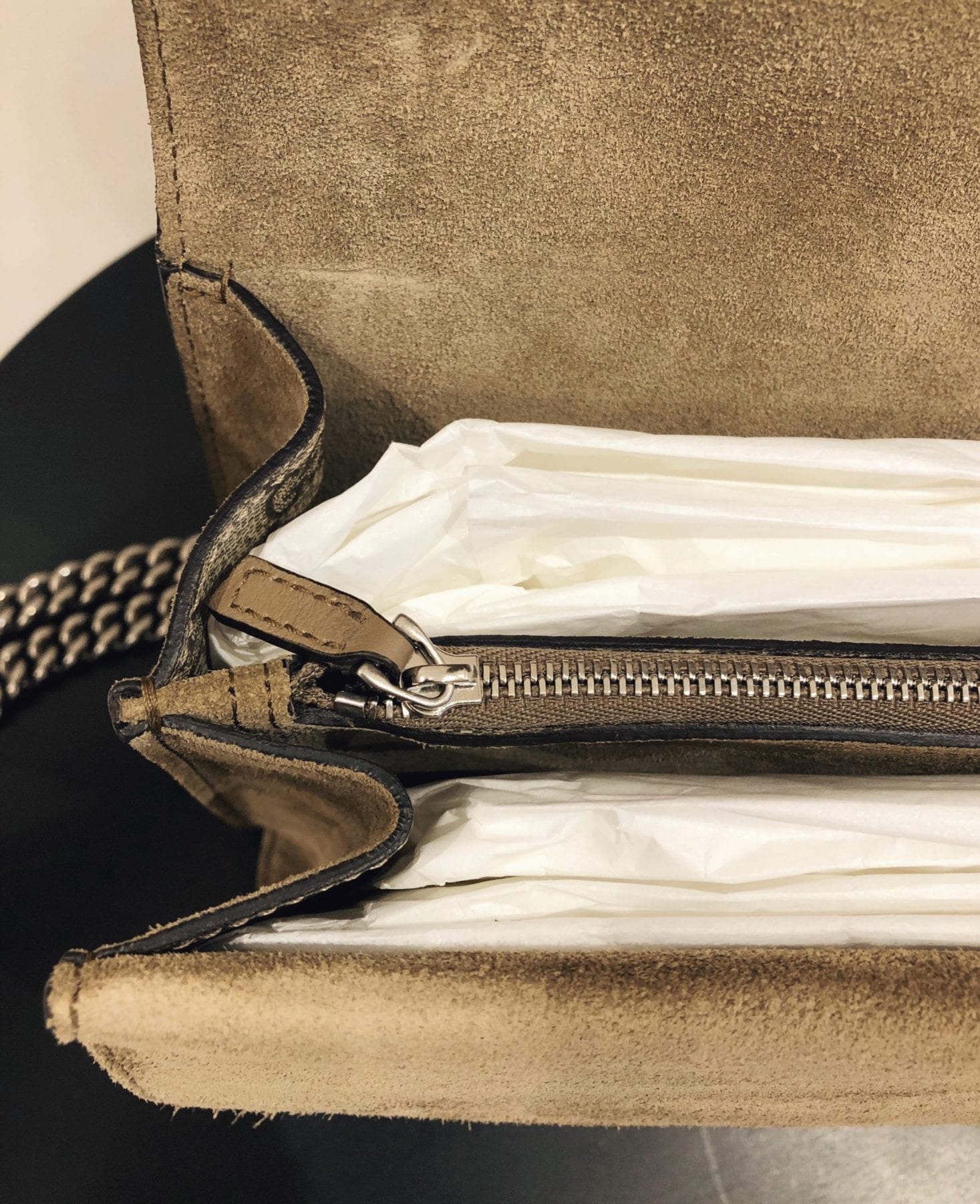 Gucci Dionysus Beige Chain Shoulder Bag