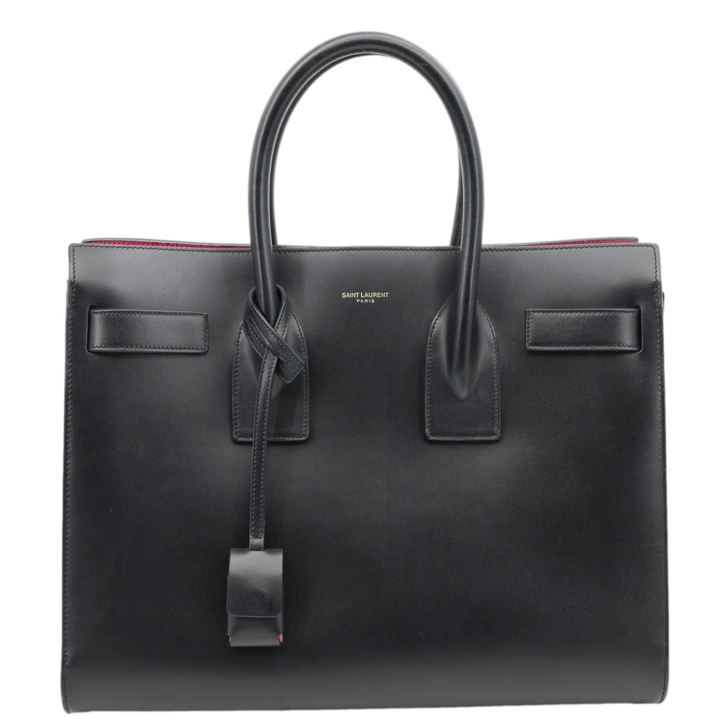 YVES SAINT LAURENT Sac de Jour Small Leather Satchel Shoulder Bag Black