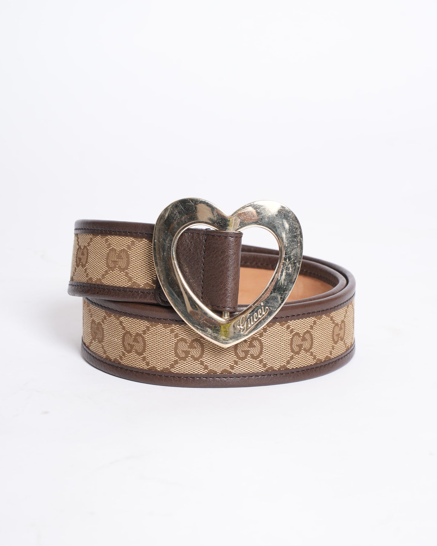 Gucci Lou Monogram Leather Canvas Handbag