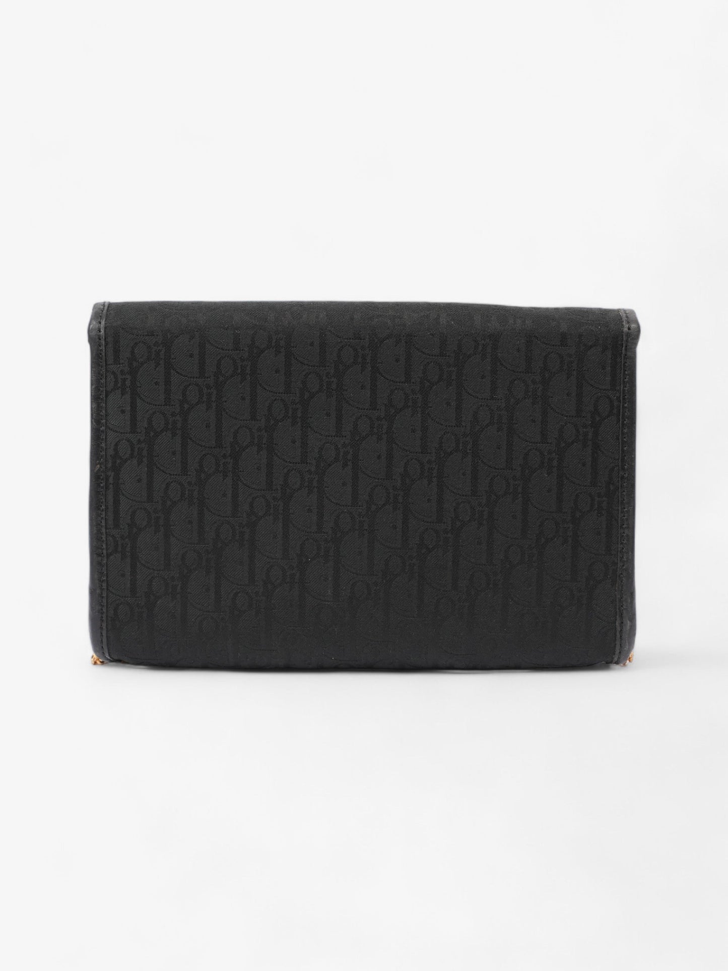 Christian Dior   Trotter Chain Black Diorissimo Canvas