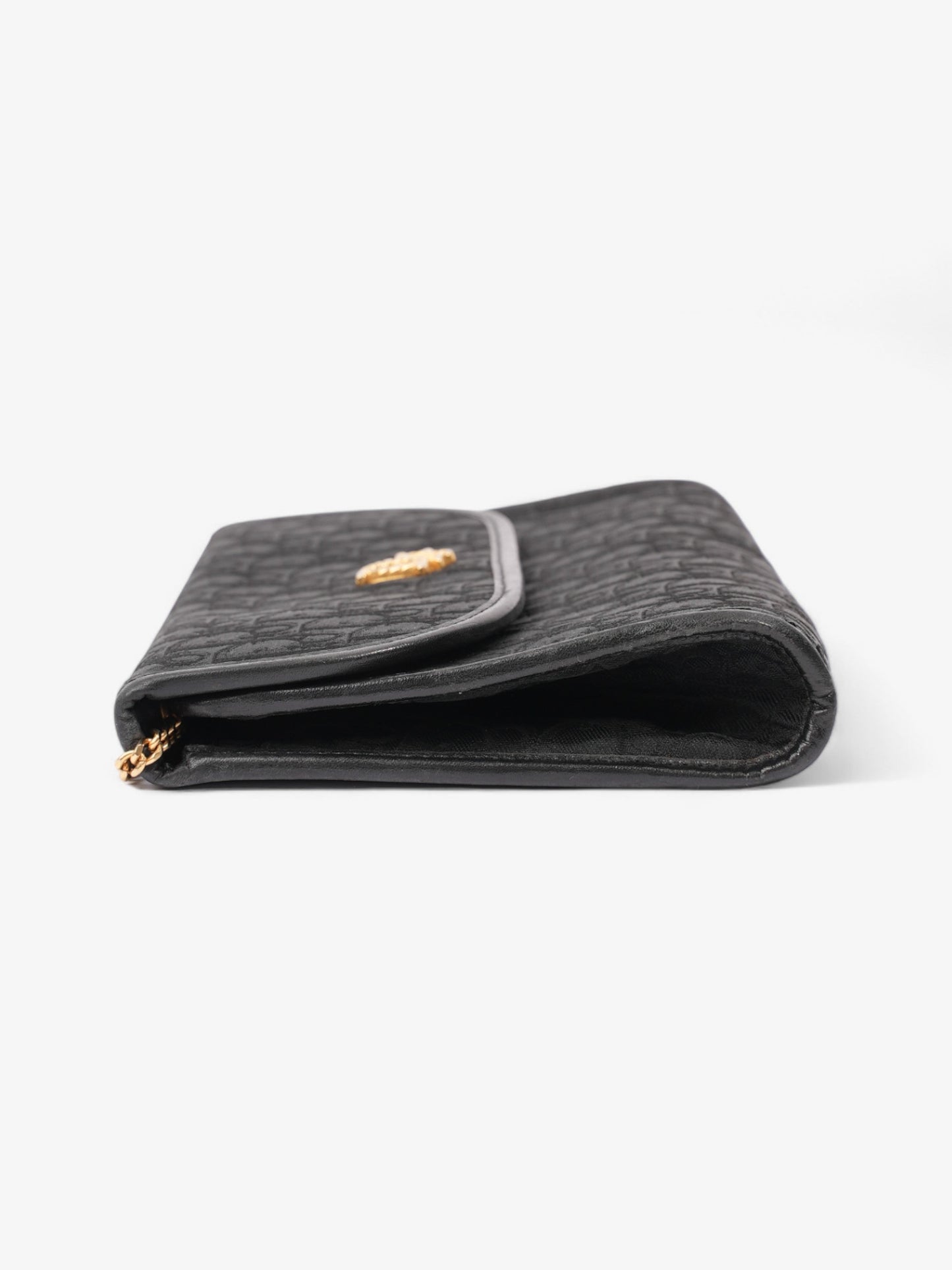 Christian Dior   Trotter Chain Black Diorissimo Canvas