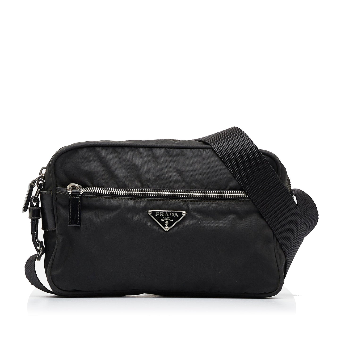 Prada Tessuto Black Nylon Canvas Luxury Handbag