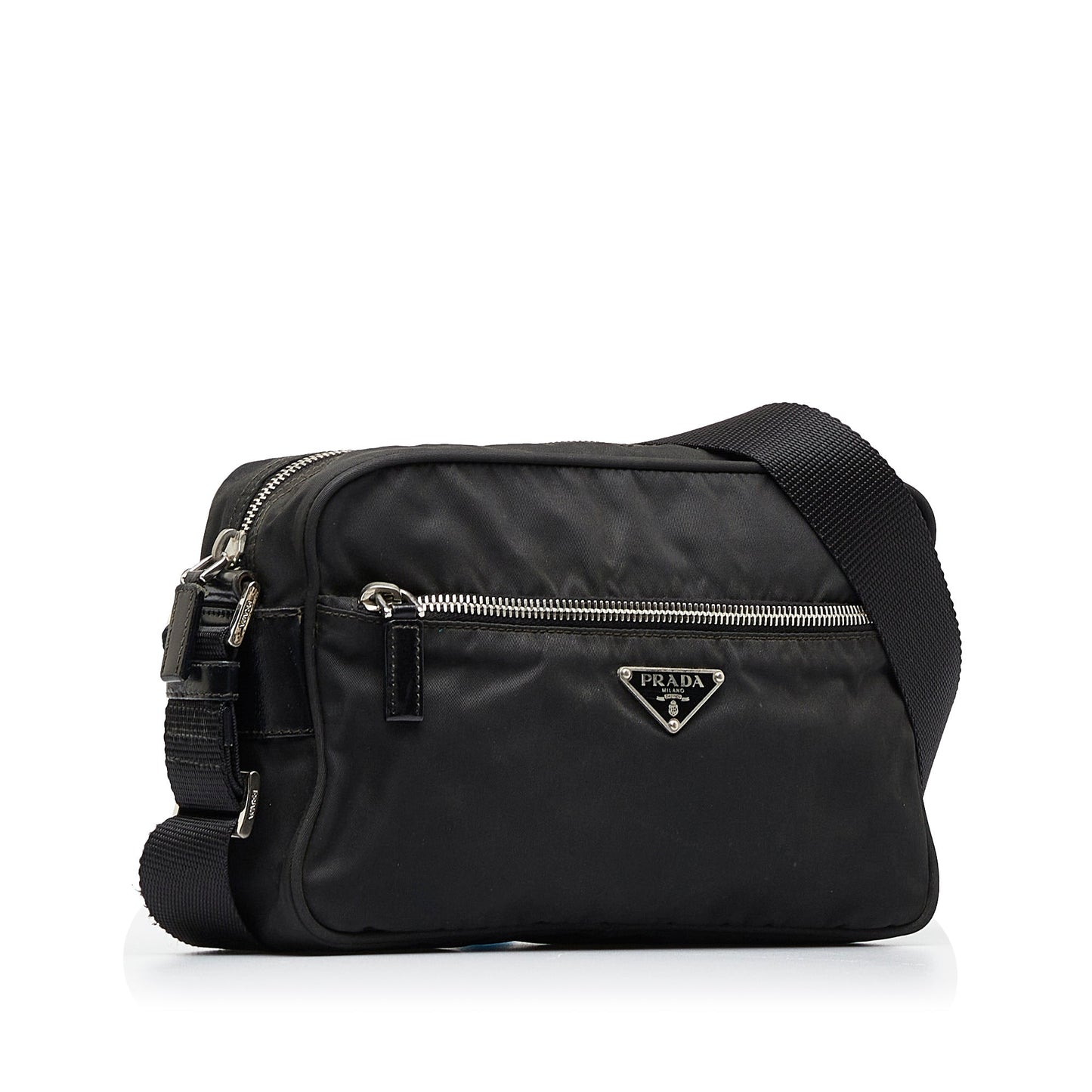 Prada Tessuto Black Nylon Canvas Luxury Handbag