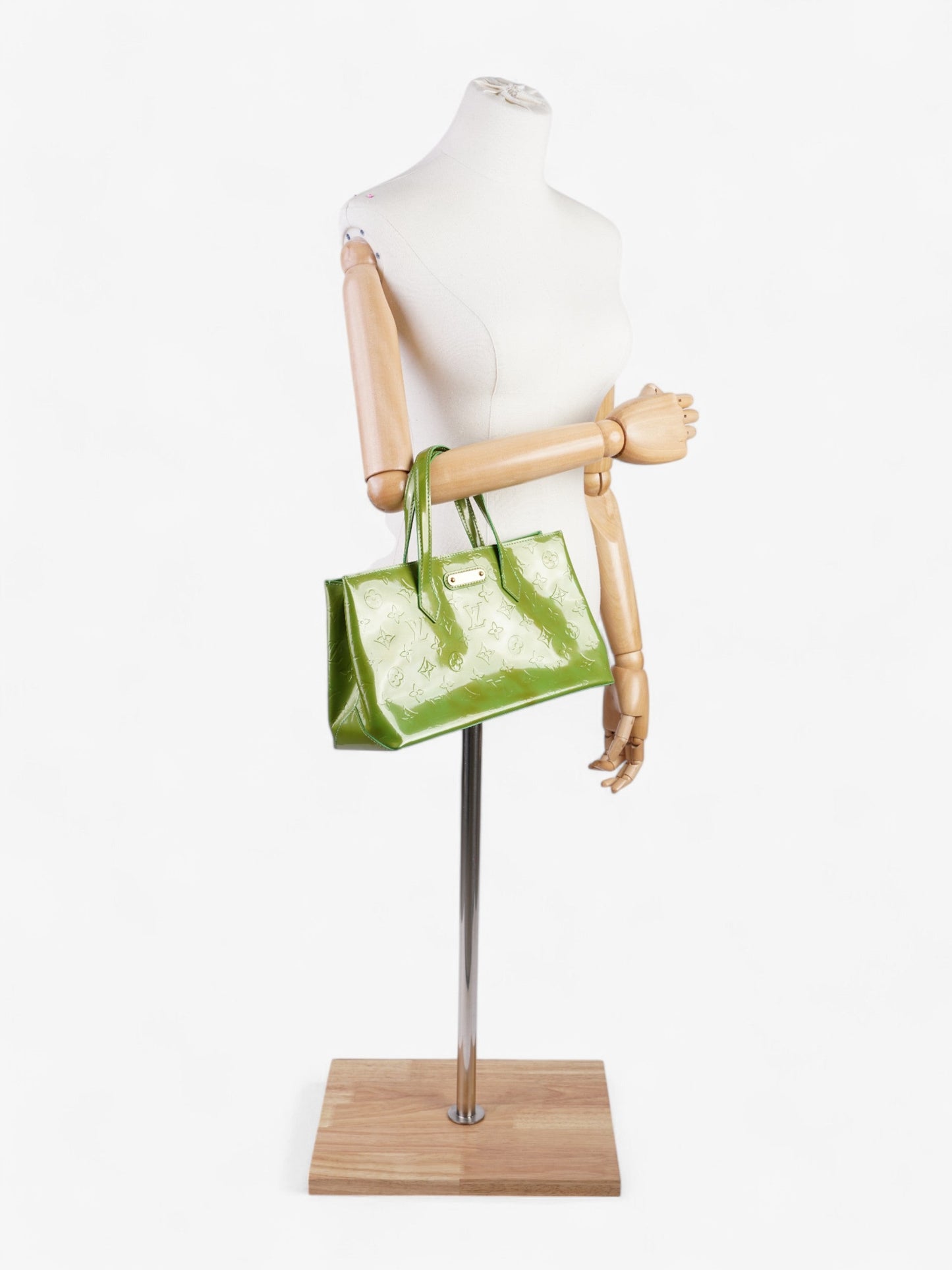 Louis Vuitton Wilshire Monogram Vernis / Green Vernis Leather PM