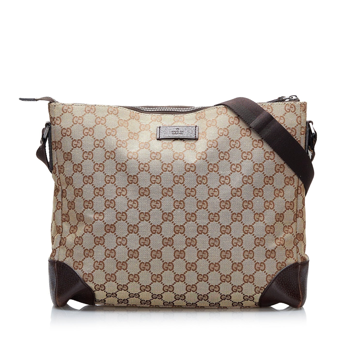 Gucci Leather Canvas Crossbody Style 17