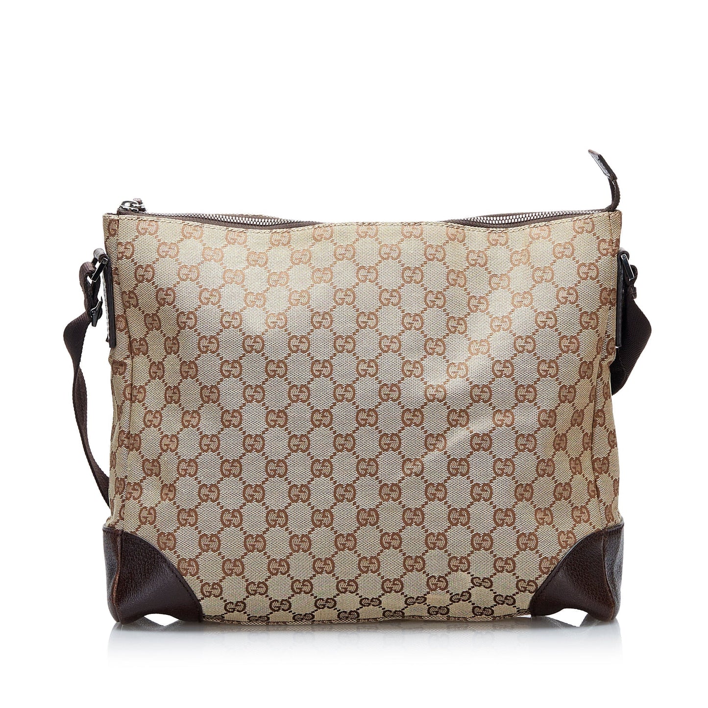 Gucci Leather Canvas Crossbody Style 17