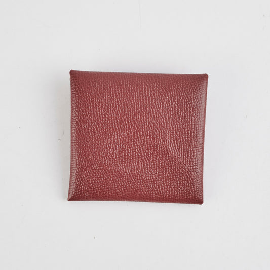 Hermes Bastia Coin Alice Bags Rouge H C Stamp