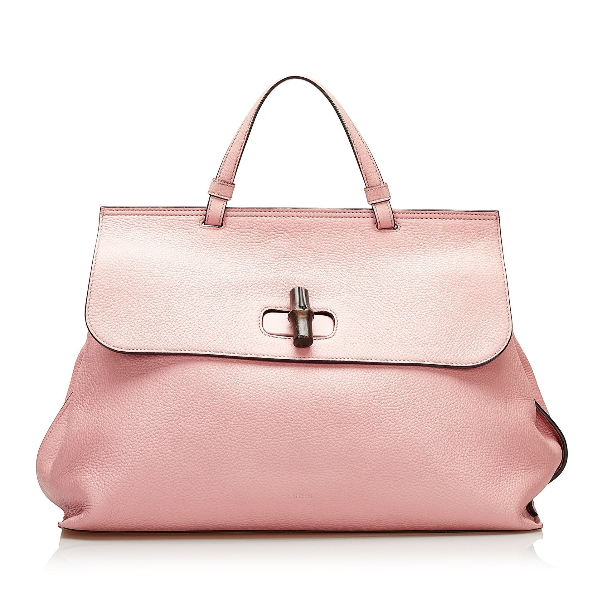 Gucci Twist Leather Top Handle Handbag