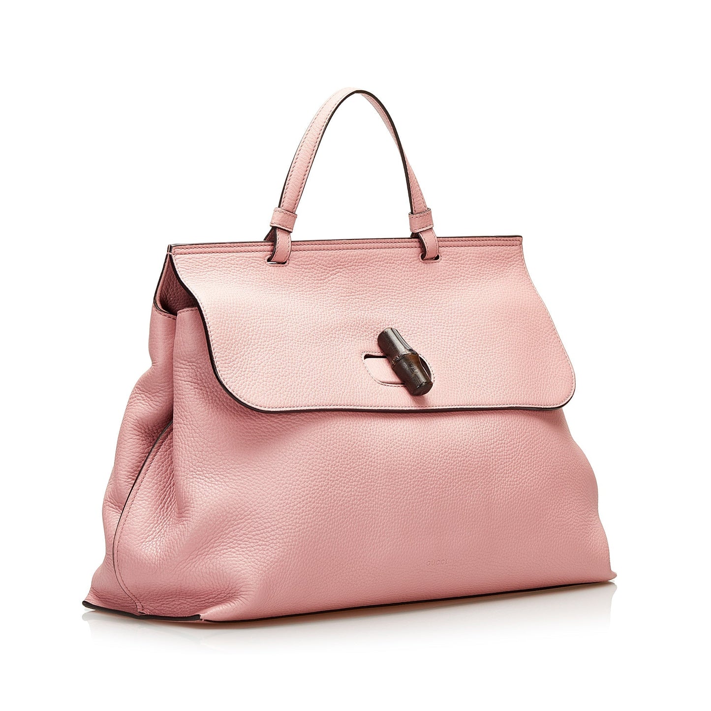 Gucci Twist Leather Top Handle Handbag