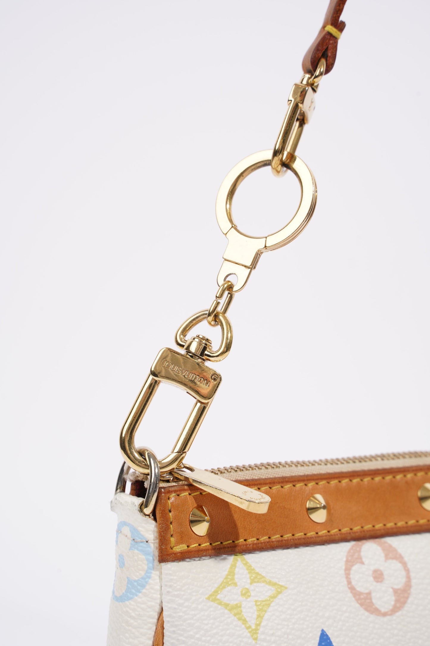 Louis Vuitton Murakami Pochette Multicoloured Monogram Leather Clutch
