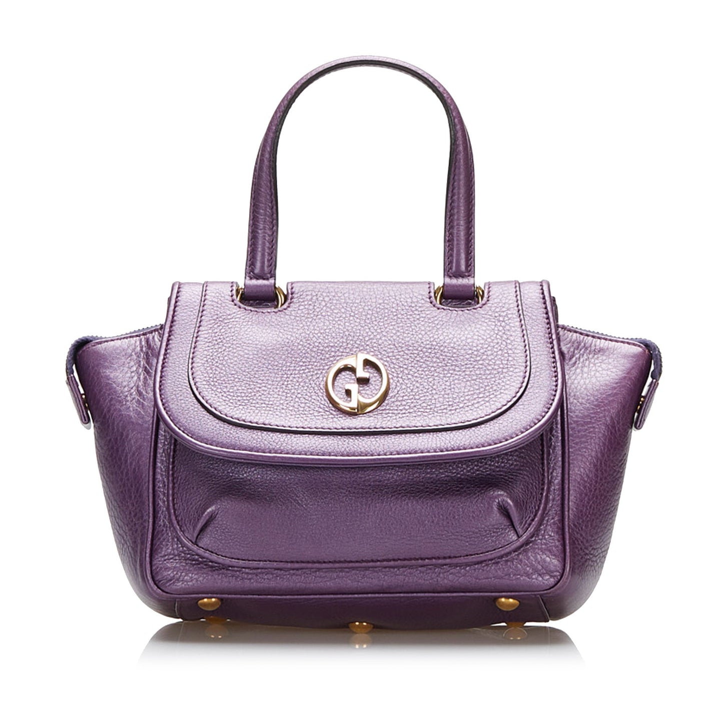 Gucci Leather Top Handle Handbag