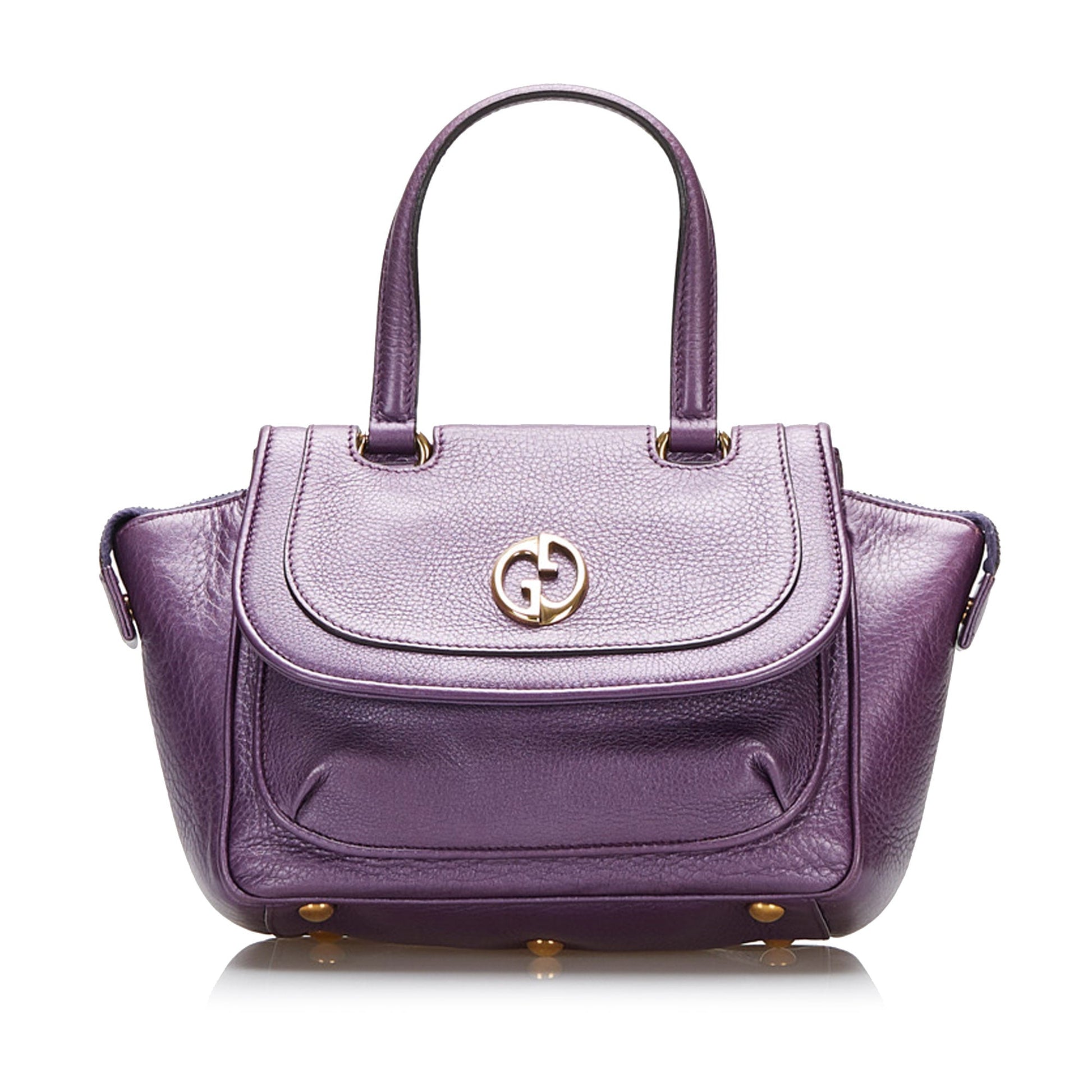 Gucci Leather Top Handle Handbag
