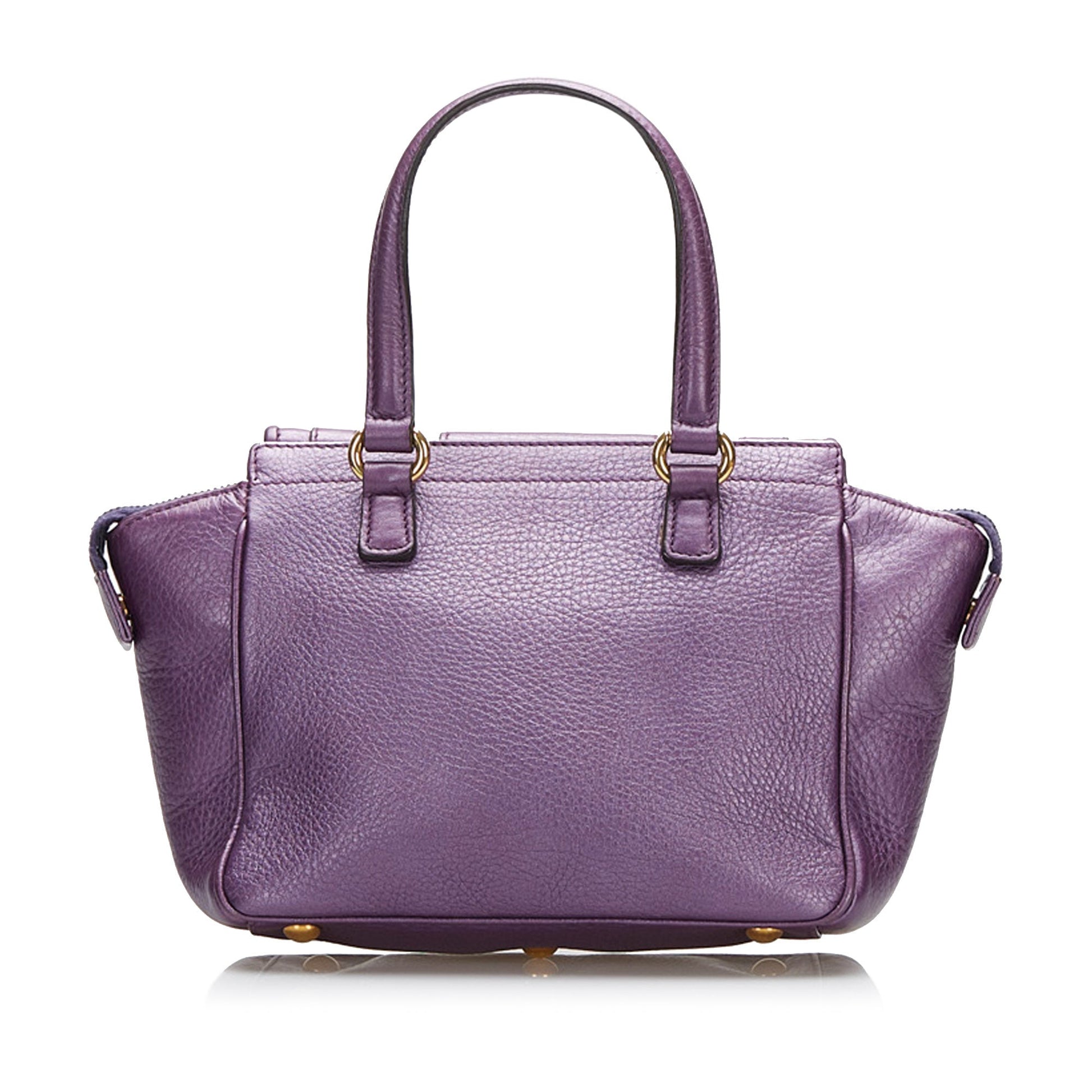 Gucci Leather Top Handle Handbag
