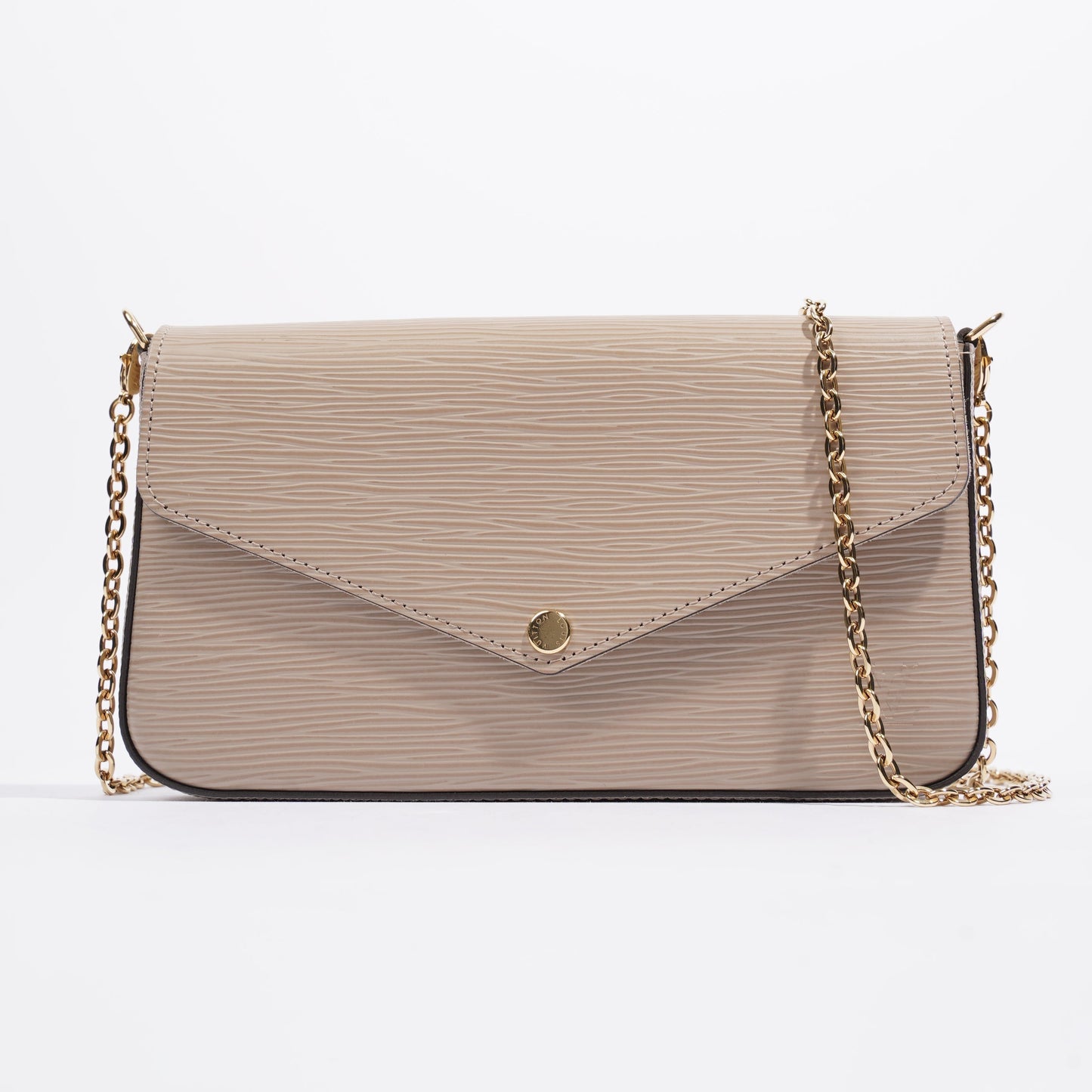Louis Vuitton Pochette Félicie Galet Epi Leather Clutch