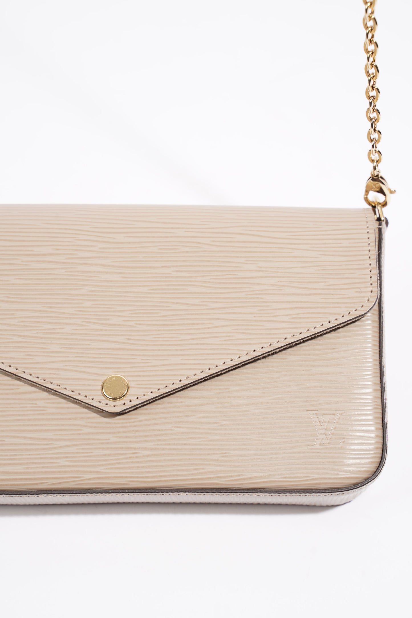 Louis Vuitton Pochette Félicie Galet Epi Leather Clutch