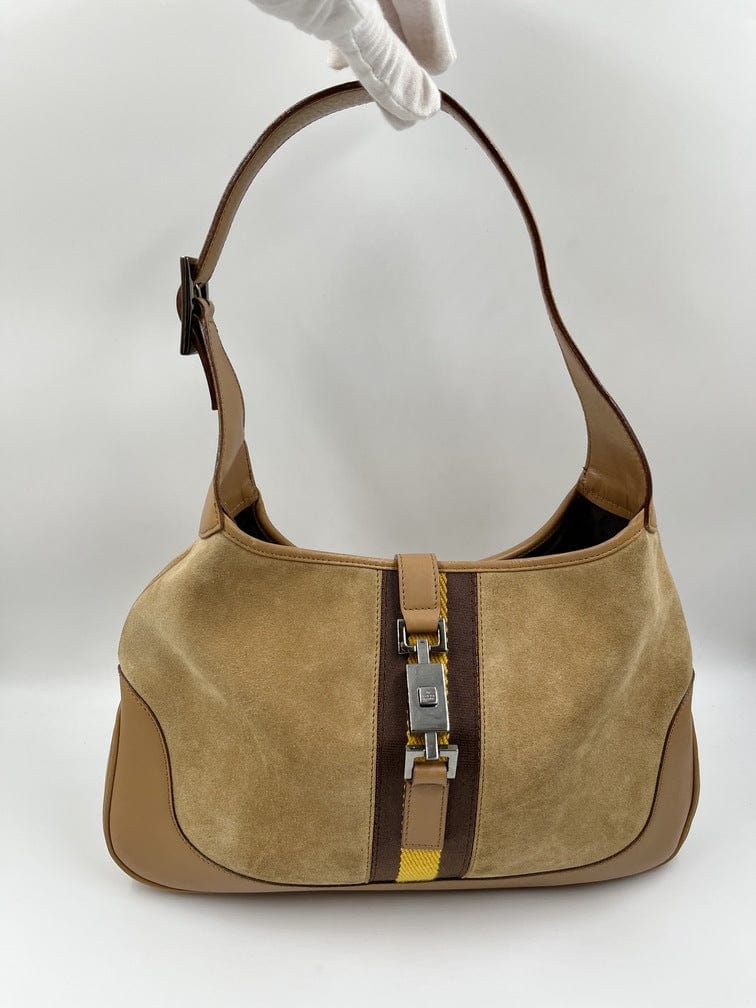 Gucci Nylon Leather Shoulder Bag