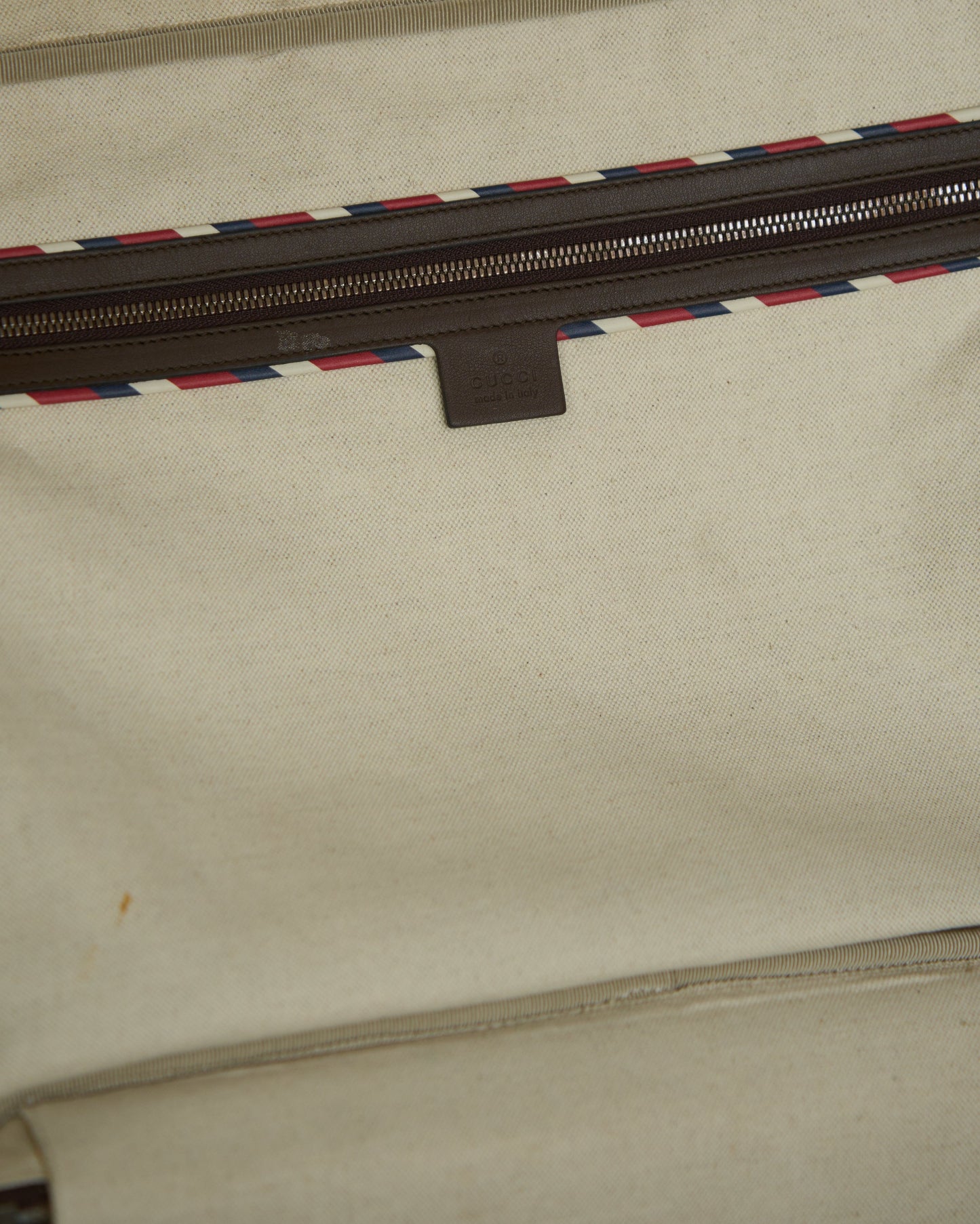Gucci Lou Monogram Leather Canvas Handbag