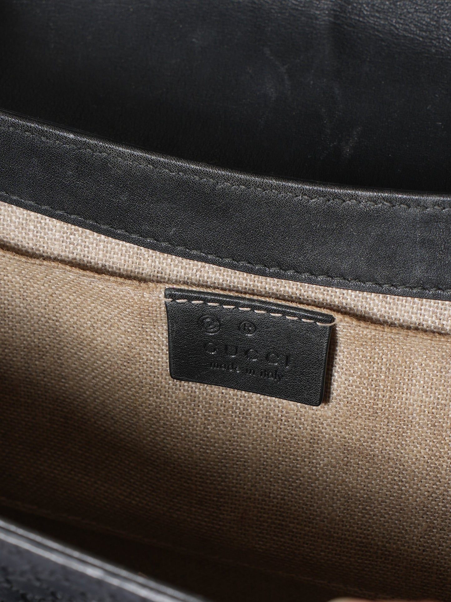 Gucci Lou Chain Leather Shoulder Bag