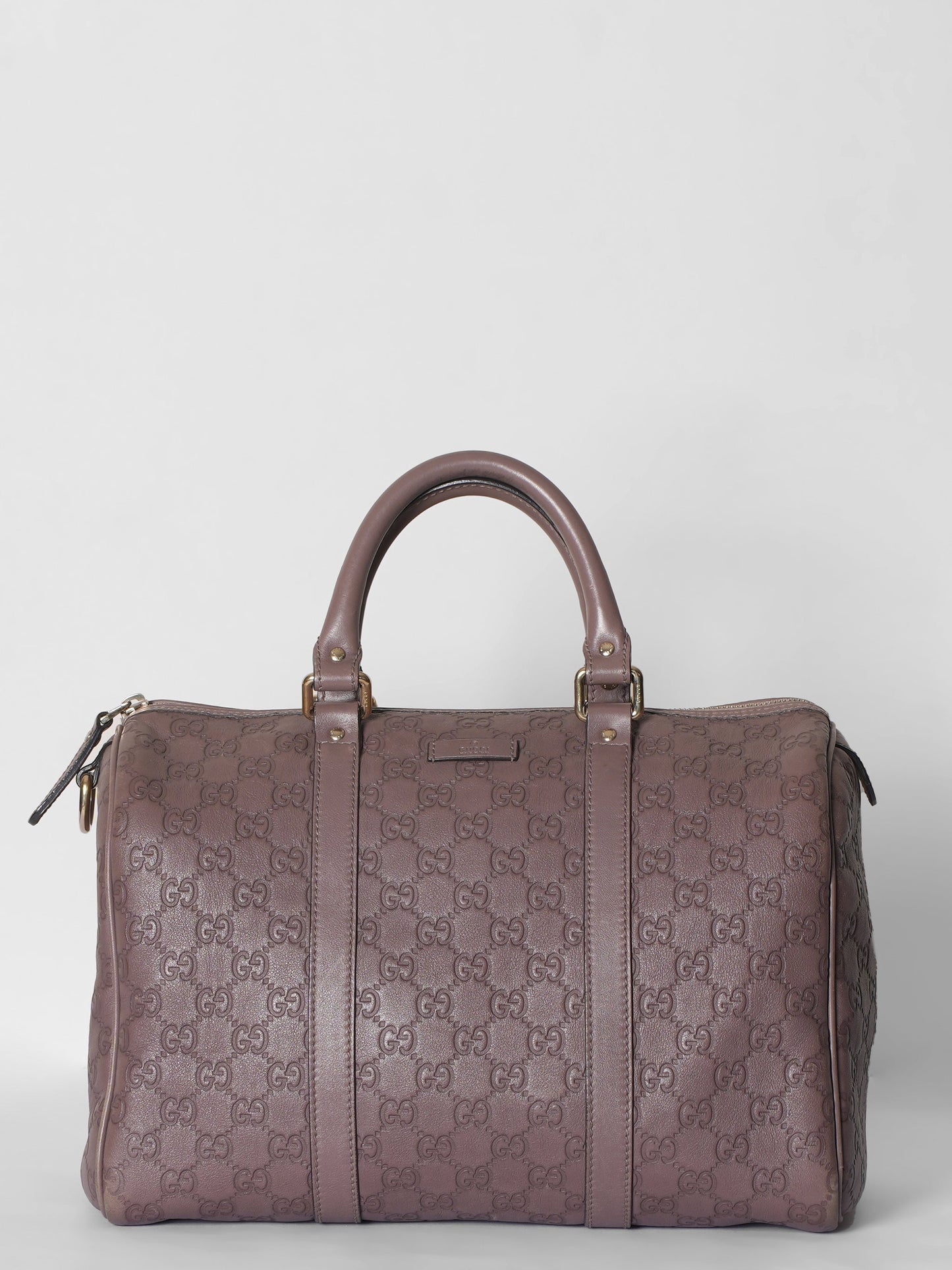 Gucci Lou Leather Top Handle Shoulder Bag
