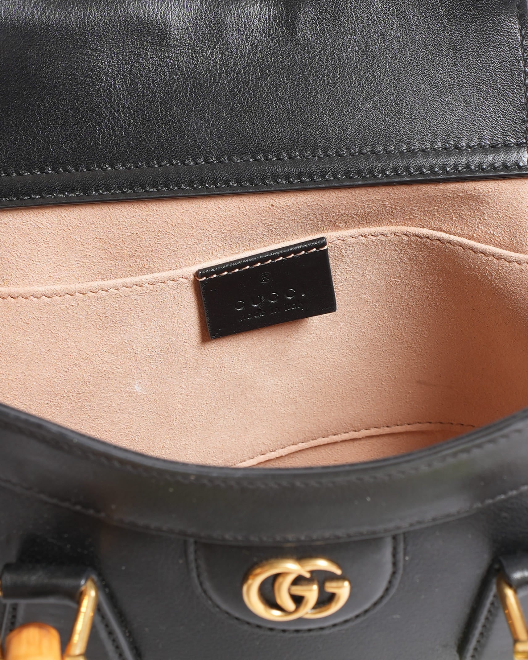 Gucci Leather Top Handle Crossbody
