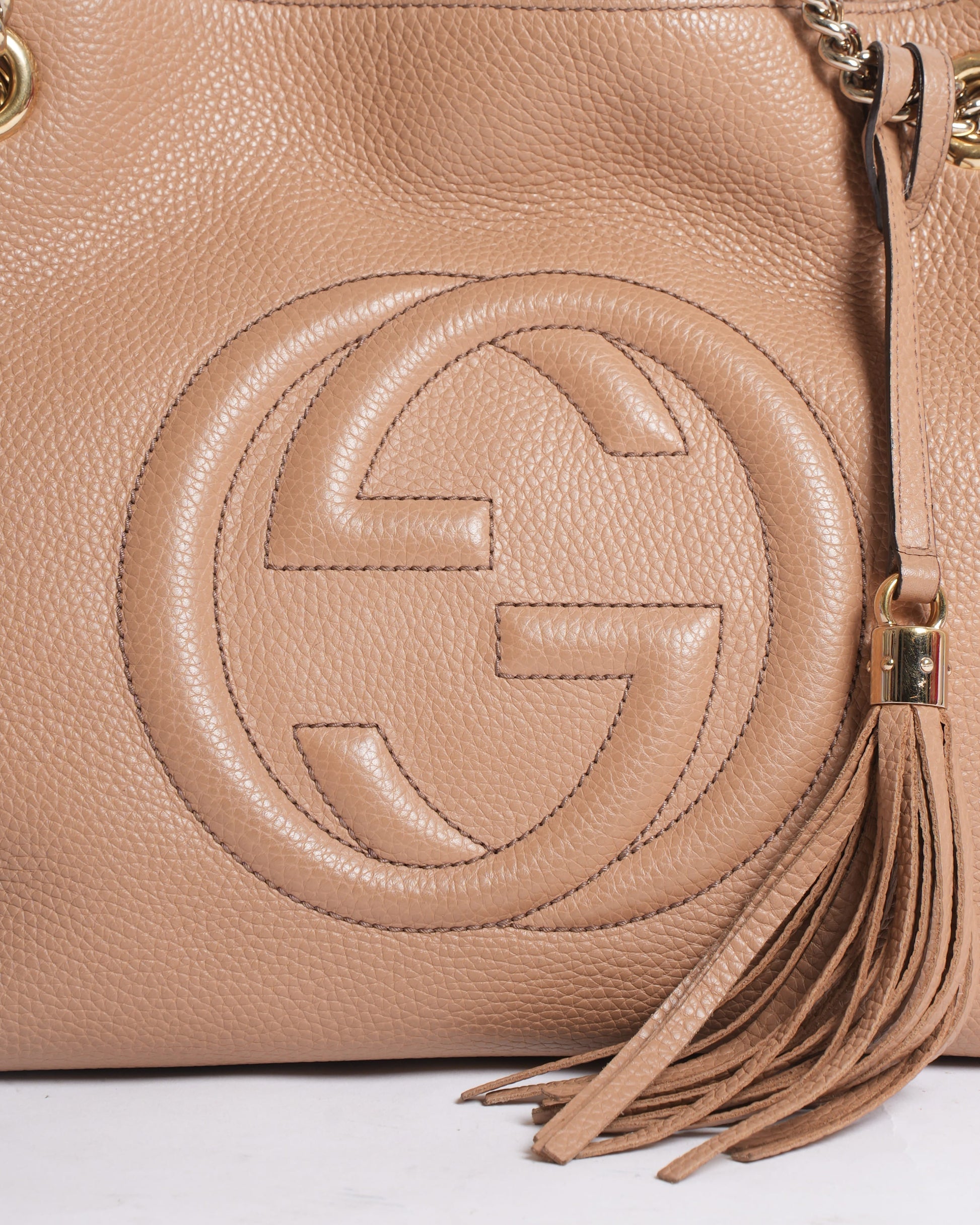 Gucci Lou Chain Leather Shoulder Bag