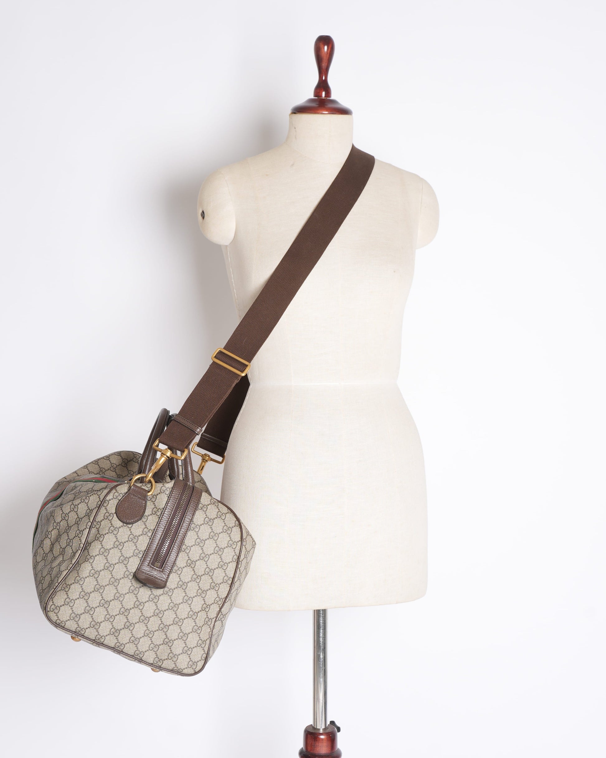 Gucci Leather Canvas Crossbody