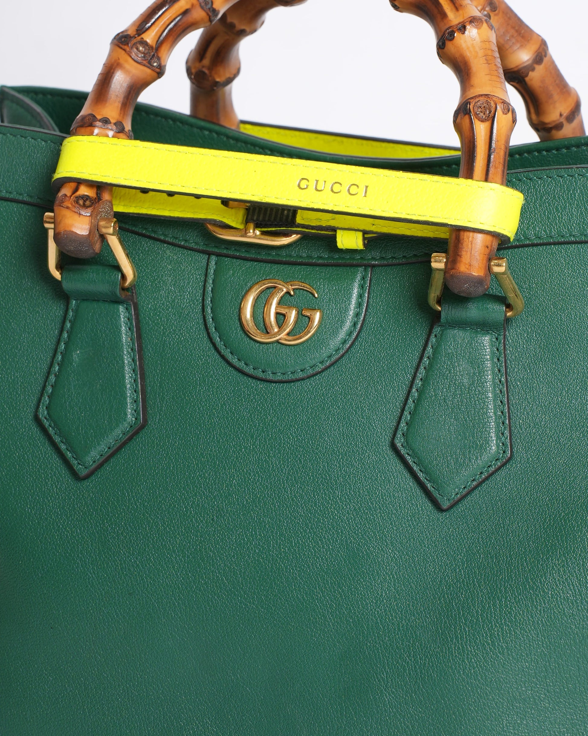 Gucci Leather Top Handle Crossbody