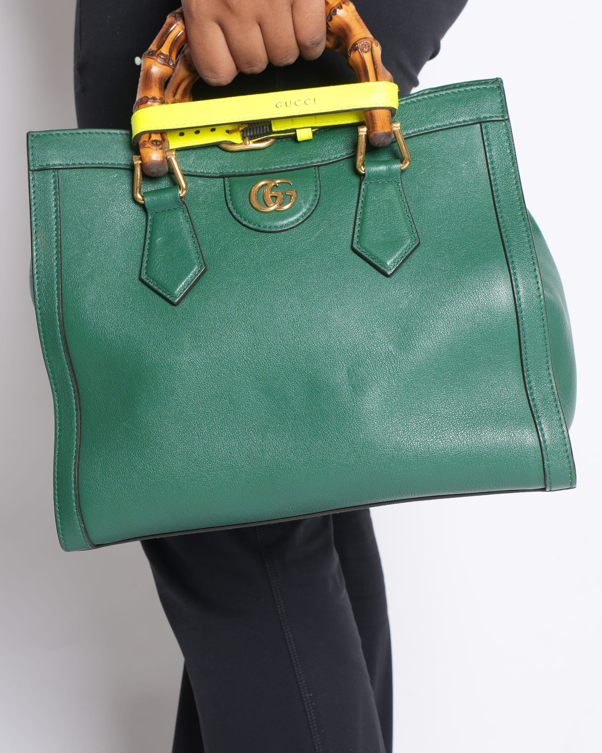 Gucci Leather Top Handle Crossbody
