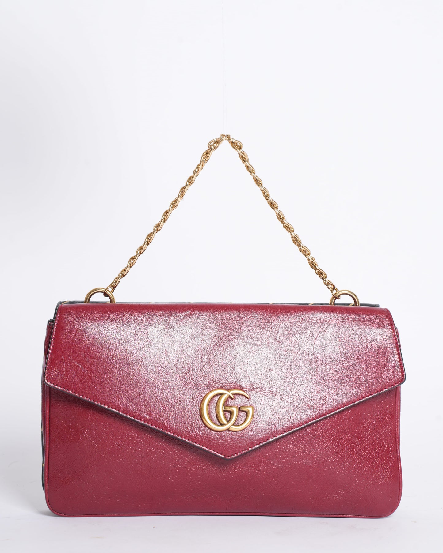 Gucci Lou Chain Leather Crossbody