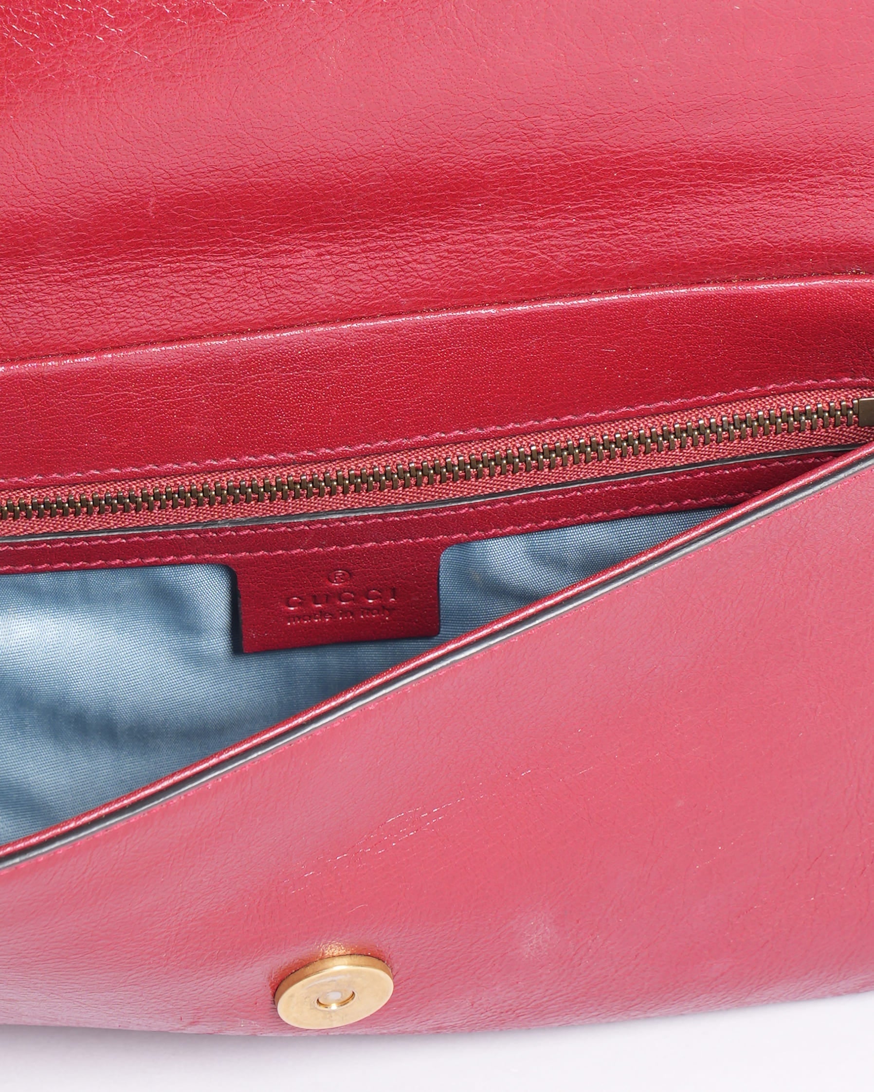 Gucci Lou Chain Leather Crossbody