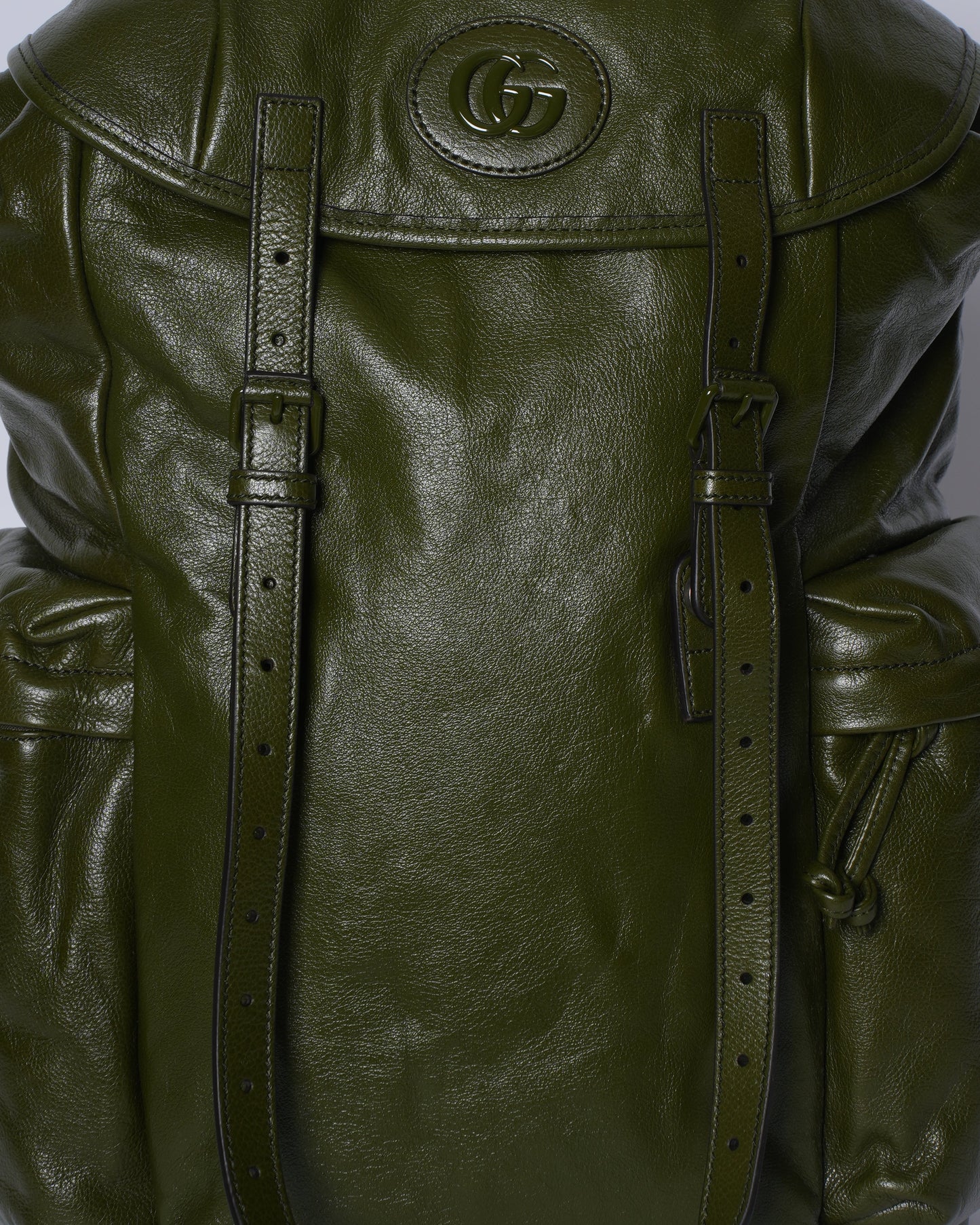 Gucci Lou Leather Backpack