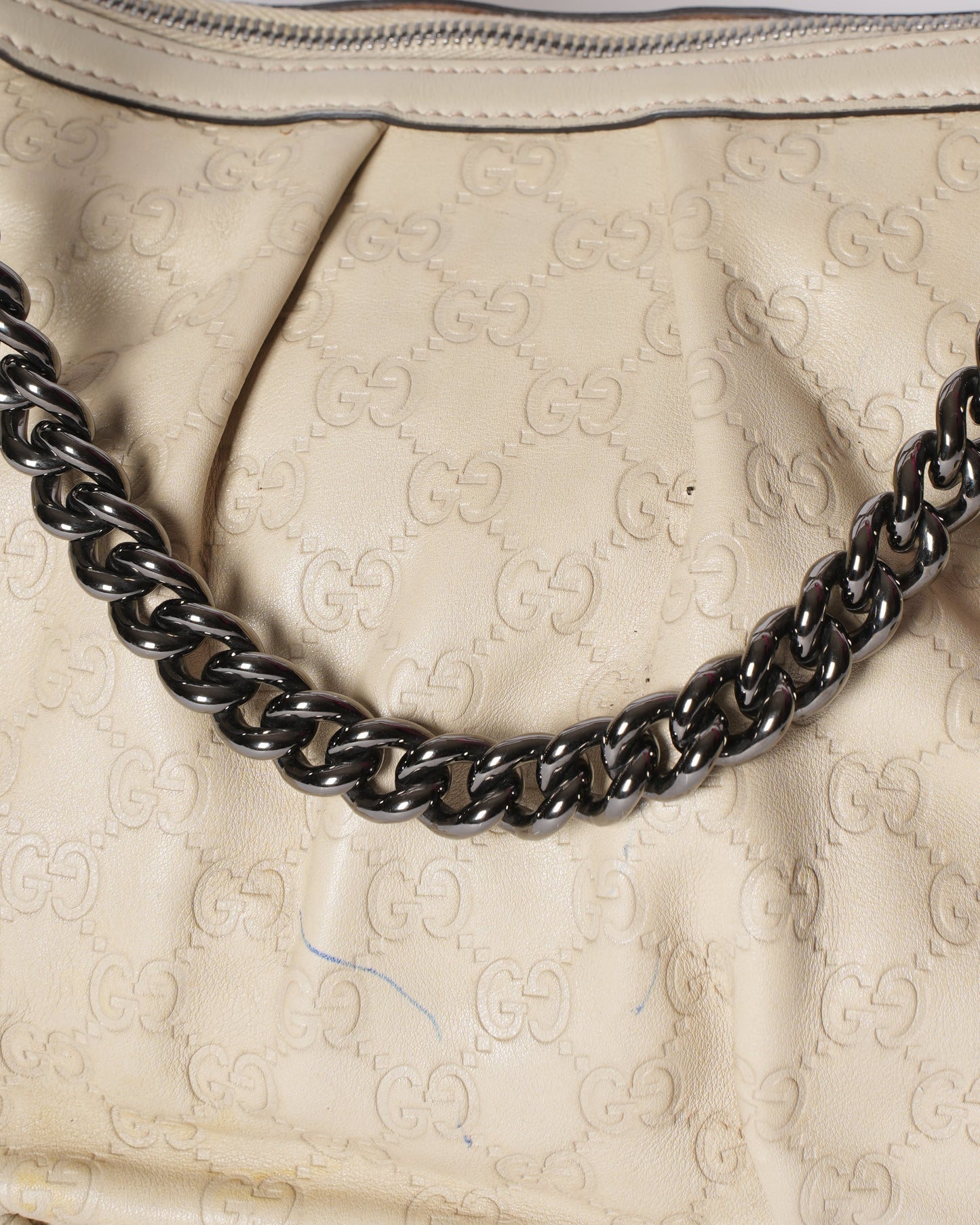 Gucci Lou Leather Shoulder Bag